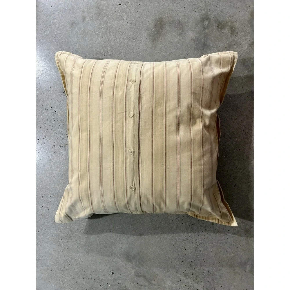 Ralph Lauren Woodstock Garden Multi Stripe Euro Sham Pillow